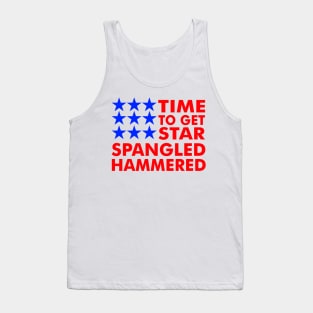 Time To Get Star Spangled Hammered Tank Top